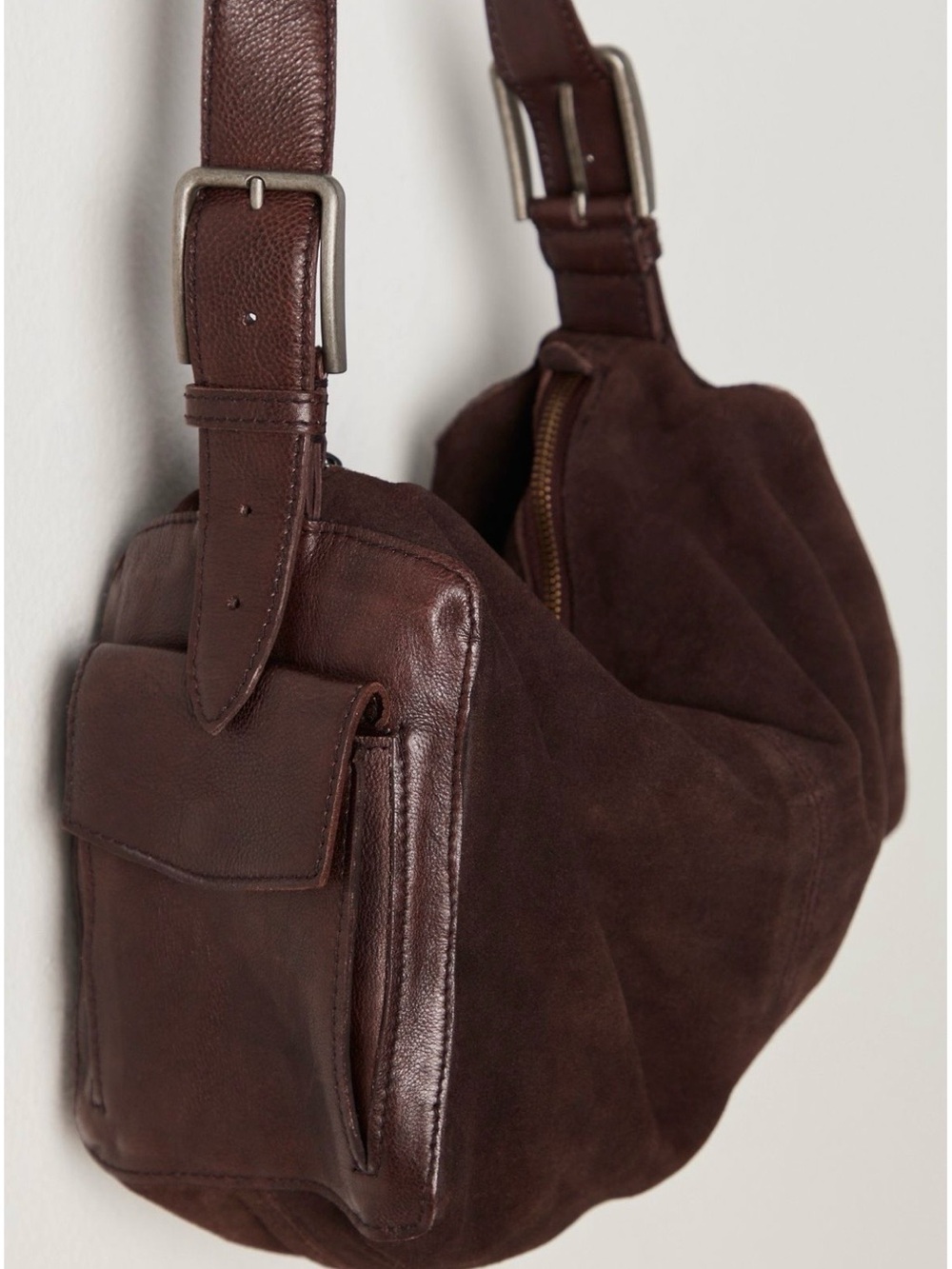 Free people boxy brown bag - Picture 3 of 8